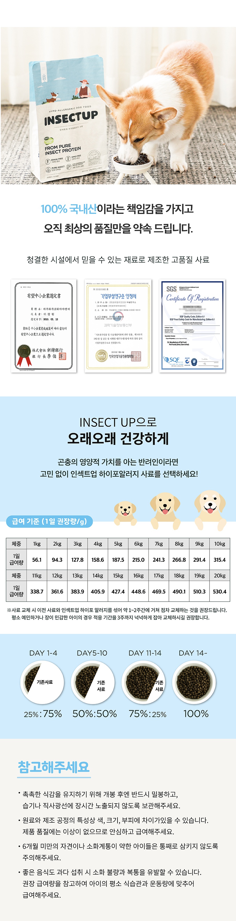 인섹트업 하이포알러지 사료 (오리지널/스킨/조인트)-상품이미지-21