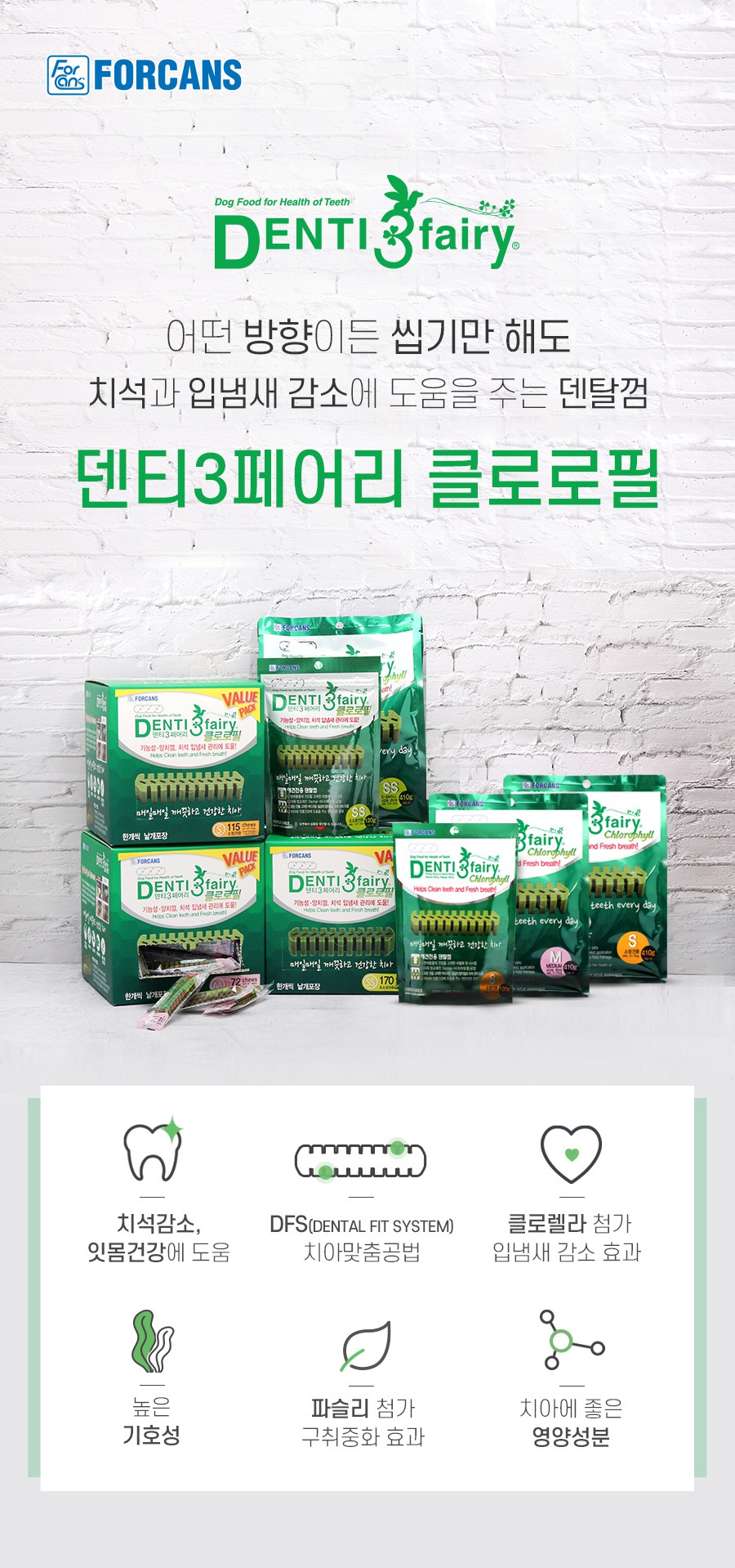 덴티페어리 클로로필 M 대용량 (34P)-상품이미지-0